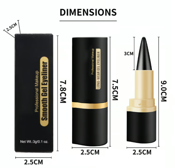 InkSilk – Natural Black Eyeliner Cream (1+1 Free)