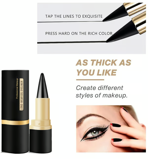 InkSilk – Natural Black Eyeliner Cream (1+1 Free)