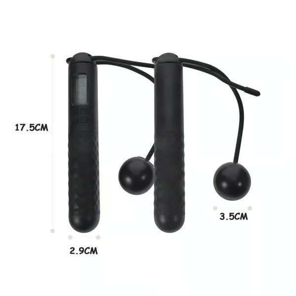 PulseFit - 2-in-1 Weighted Digital Jump Rope for Total Body Burn