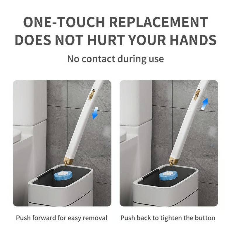 BrushEase – Space Saving Wall Toilet Cleaning Kit
