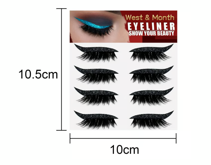 GlamLash – Reusable Glitter Eyeliner & Lash Stickers