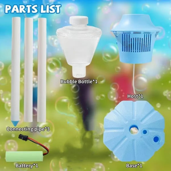 BubbleBliss – Kids’ Adjustable Height Bubble Maker