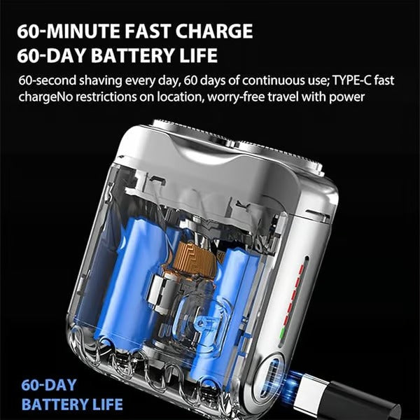 DualGlide – Portable Rotary Shaver