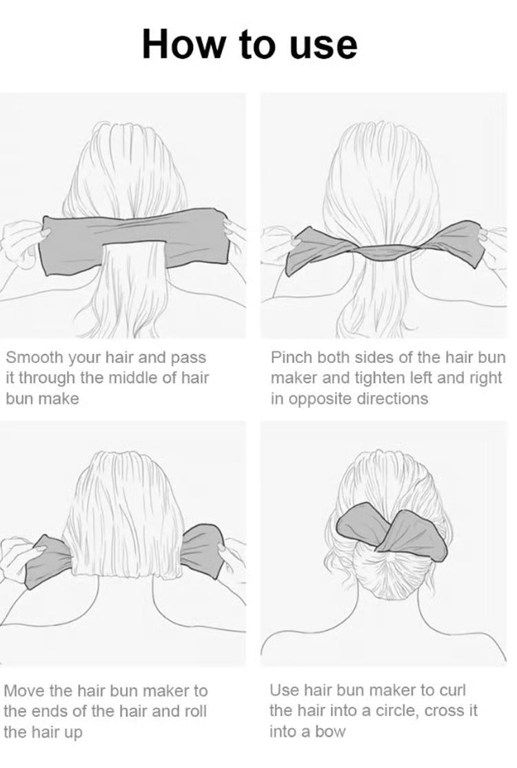 GlamCurl – Lazy Hair Curler & Bun Make