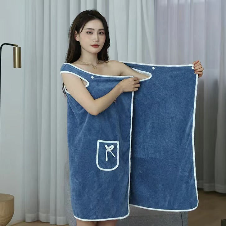 AquaWrap – Plus Size Wearable Shower Skirt