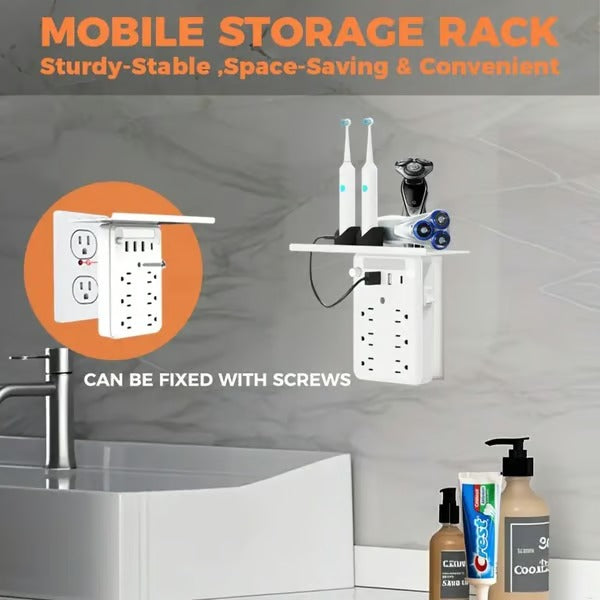 PowerShelf – Wall Outlet Extender with Night Use