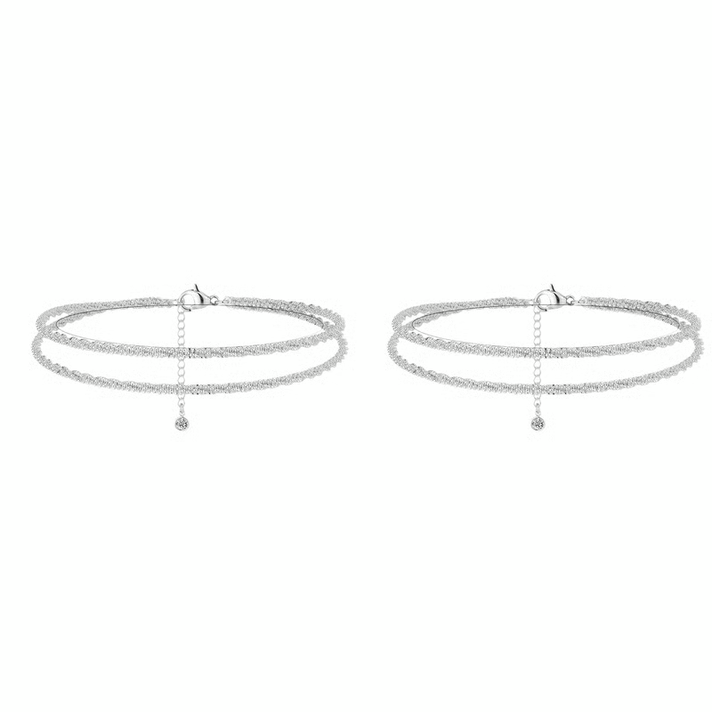 ShineStride – 14K Gold & Sterling Anklet Charm