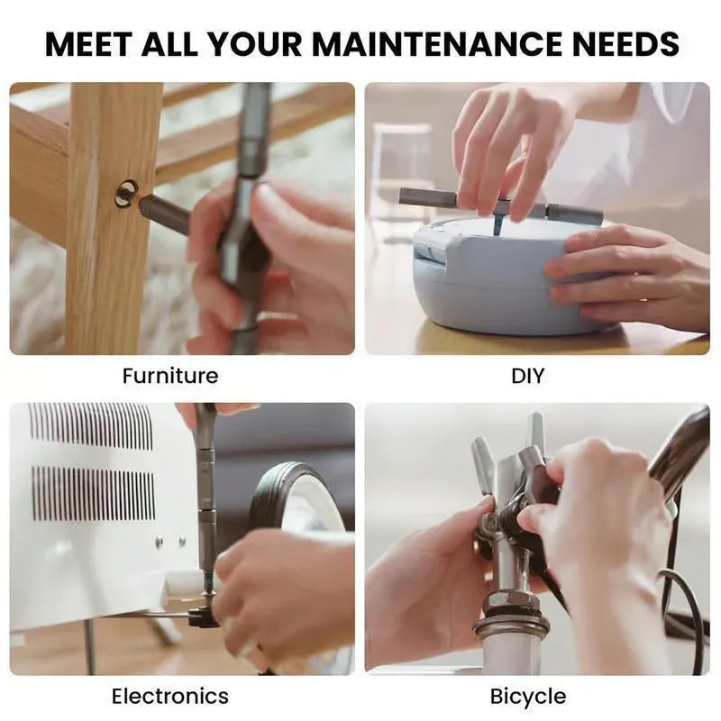 BitFlex | 4-in-1 Magnetic Ratchet Screwdriver Set