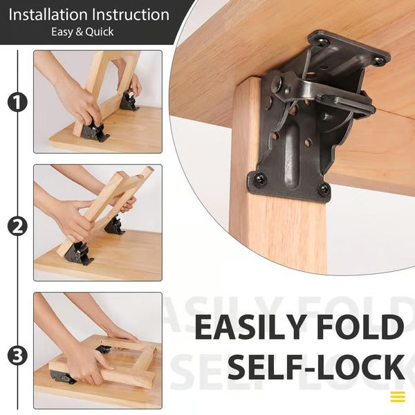 LockFold – Heavy-Duty Folding Table Brackets