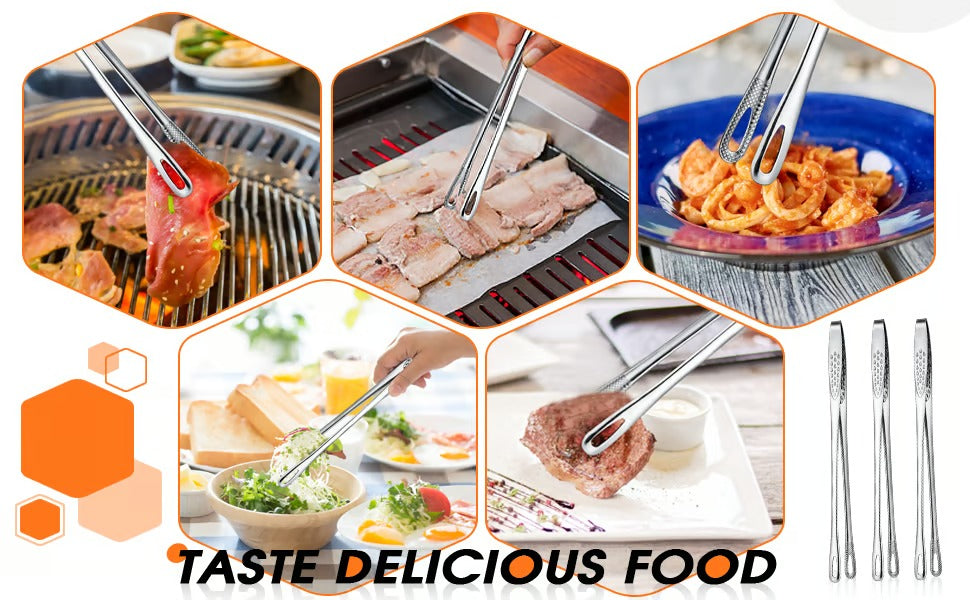 GrillGrip – Premium Stainless Steel Tongs