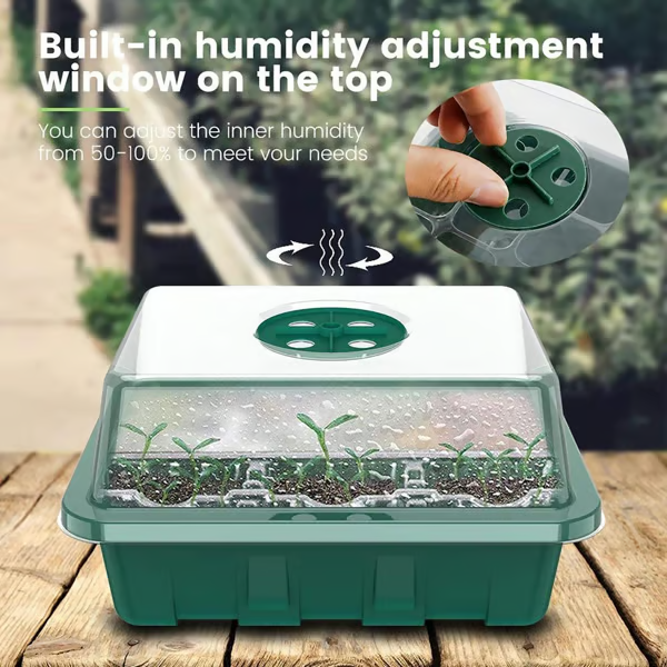 SproutDome – Adjustable Humidity Seed Starter Trays