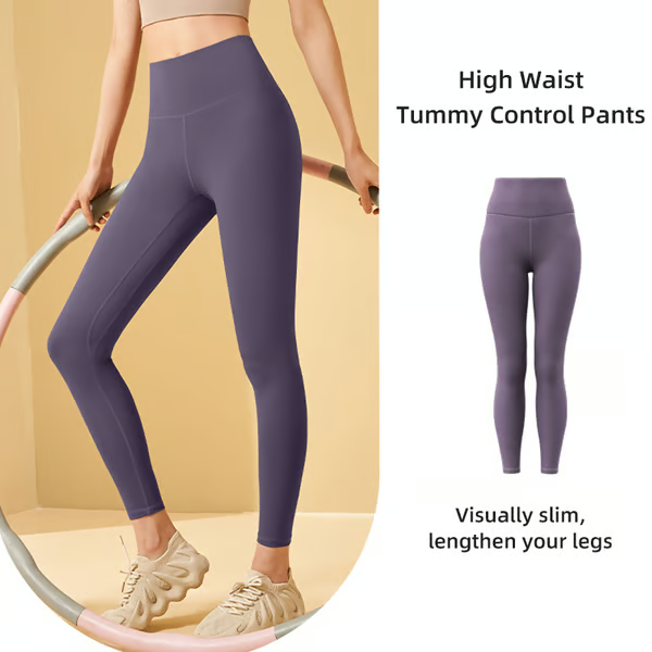 CurveLuxe – High Waisted Tummy Control Training Leggings