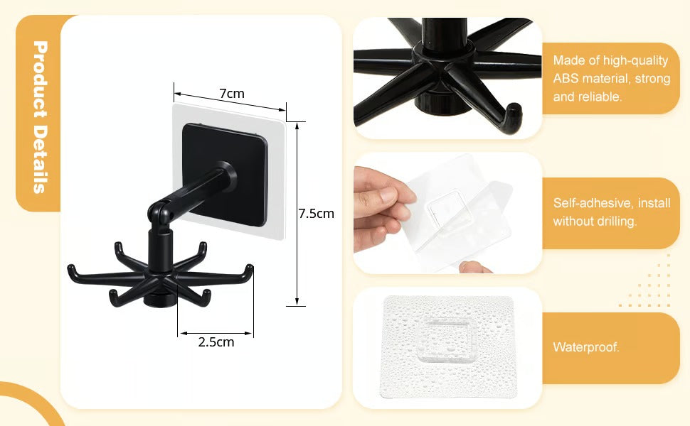 TurnEase – Rotating Folding Hanging Hook