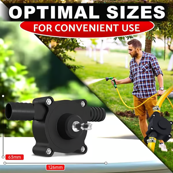 PumpMate – Electric Drill Water Transfer Tool