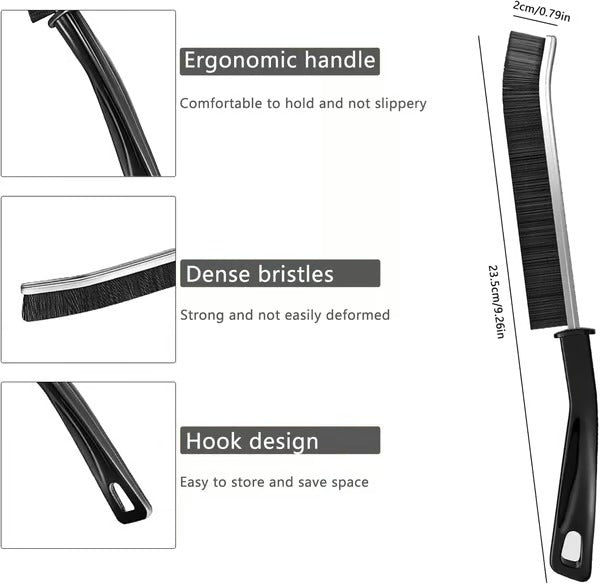 GrimeBuster – 5 in 1 Crevice & Tile Cleaning Brush Set