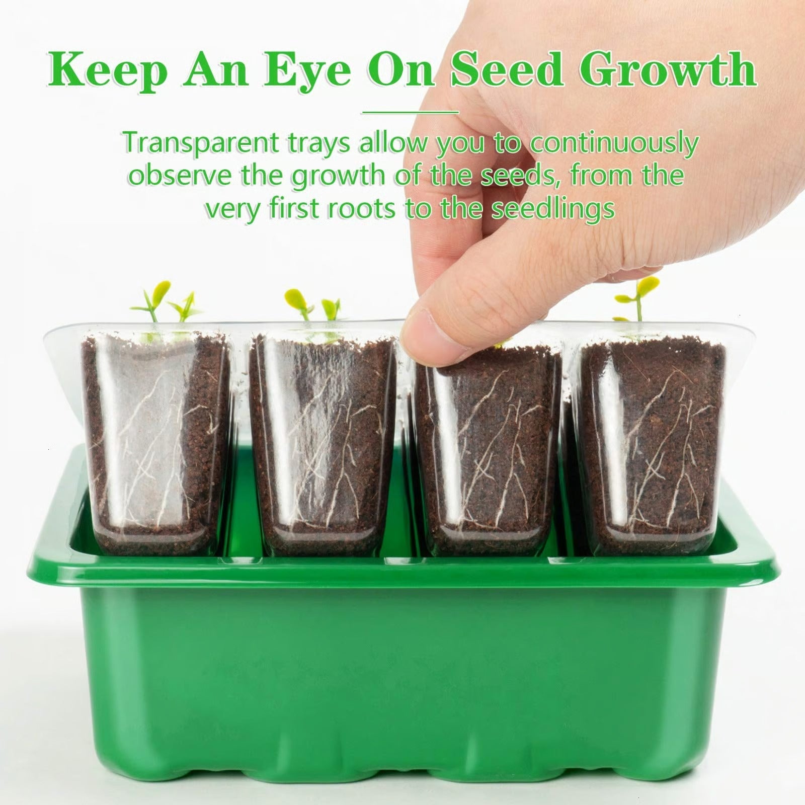 SproutDome – Adjustable Humidity Seed Starter Trays