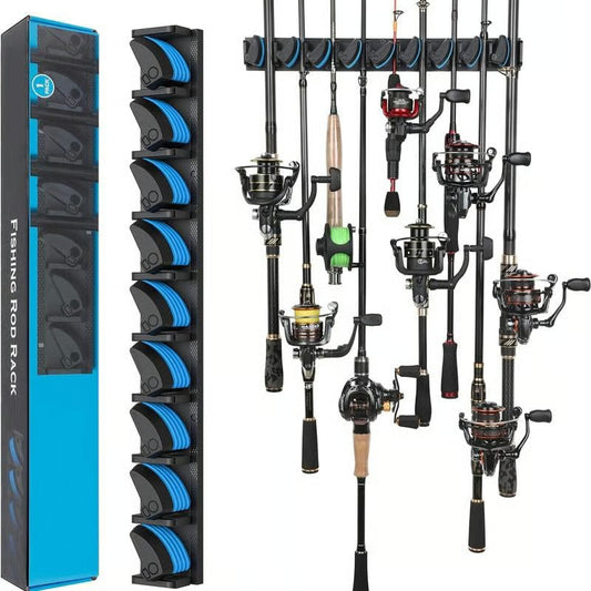 FishMate – Wall Mounted Rod Organizer