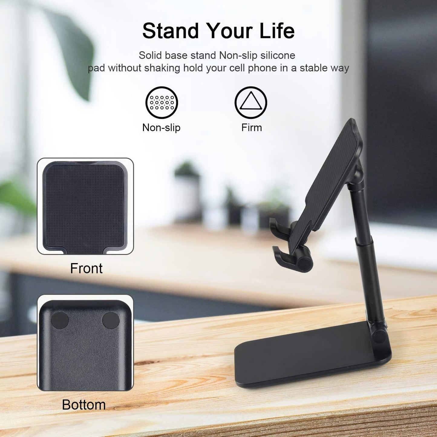 FlexiStand – Foldable Desktop Phone Holder