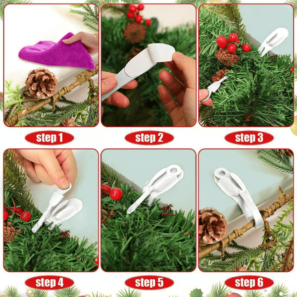 HookMate – Reusable Adhesive Garland & Cord Holders