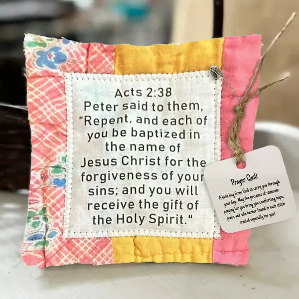 GraceWrap - Faith Inspired Quilt with Cross Inside
