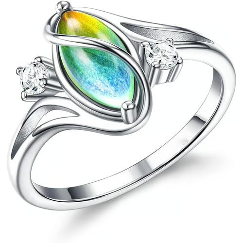 LunaMood – Color Changing Moonstone Ring