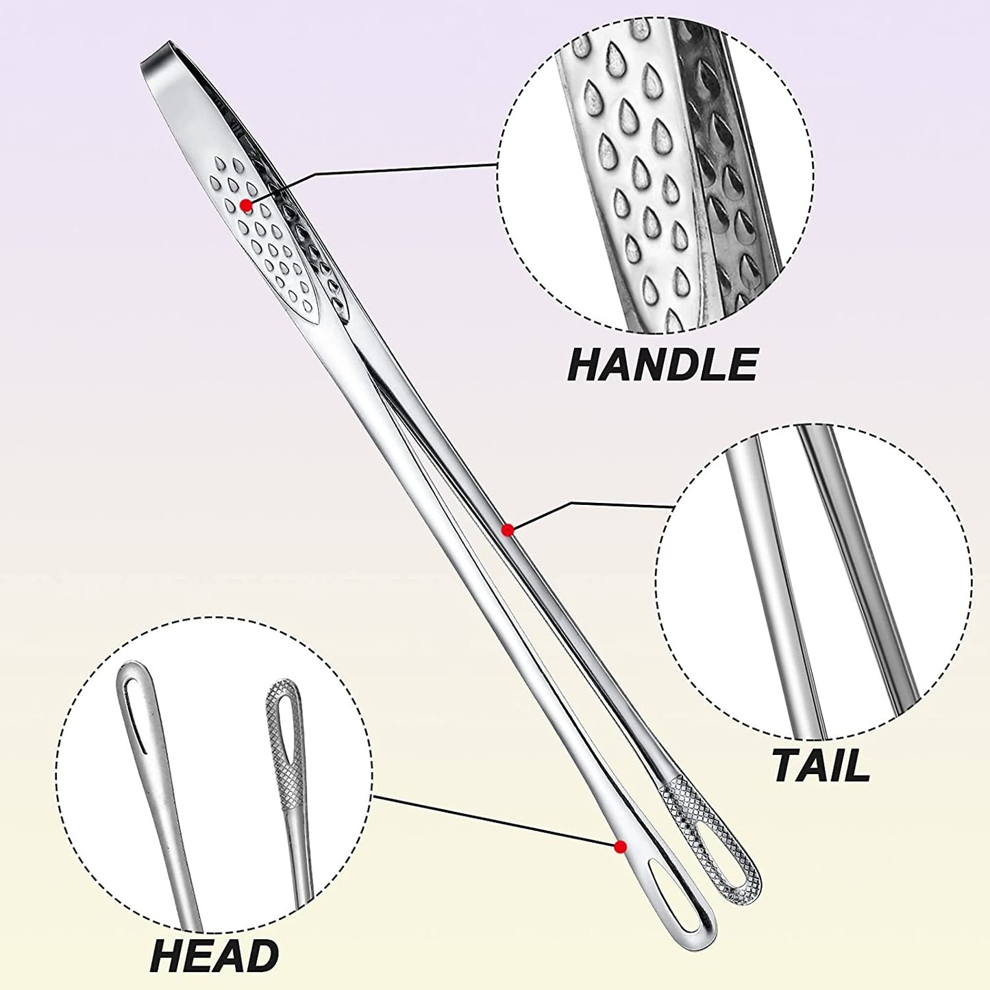 GrillGrip – Premium Stainless Steel Tongs