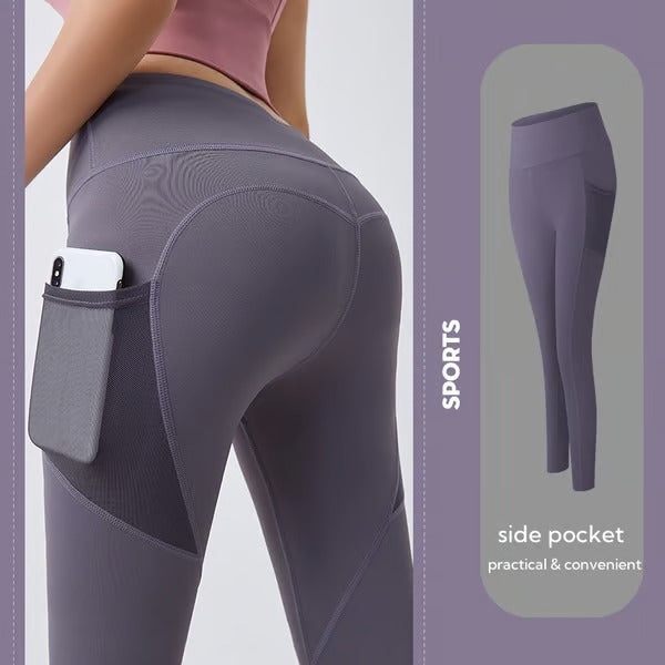 CurveLuxe – High Waisted Tummy Control Training Leggings