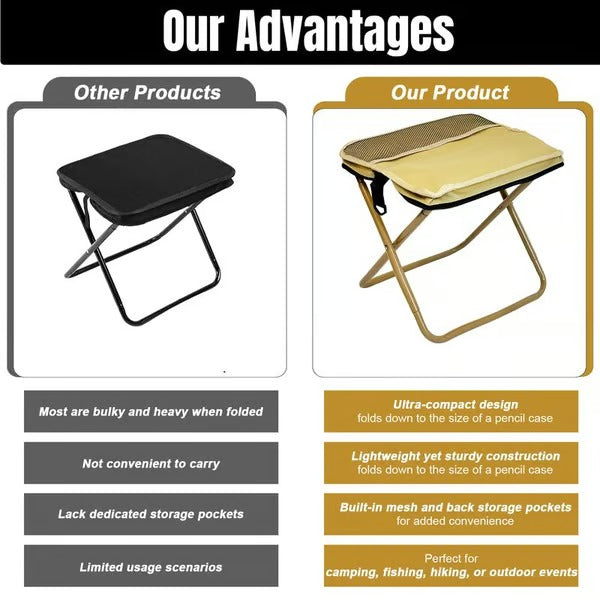TrekSeat – Portable Foldable Hiking Stool