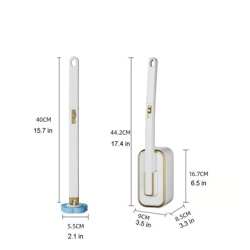 BrushEase – Space Saving Wall Toilet Cleaning Kit