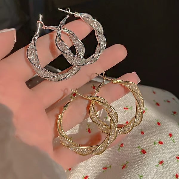 TwistLuxe – S925 Sterling Silver Fashion Earrings