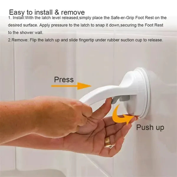 StepEase – Bathroom Foot Rest for Showers