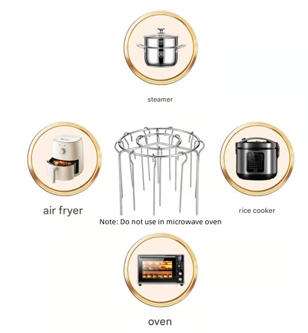 GrillTower – Vertical Air Fryer Kebab Rack