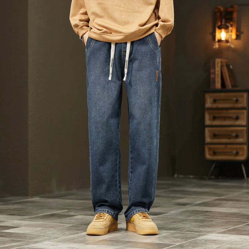UrbanEase – Men’s Loose Straight Jeans