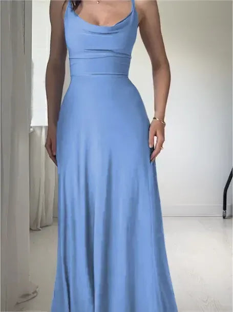 ElanEase – Stylish Drape Dress with Inner Bra