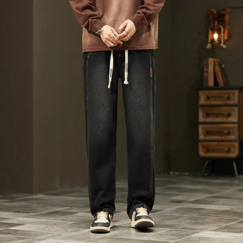UrbanEase – Men’s Loose Straight Jeans
