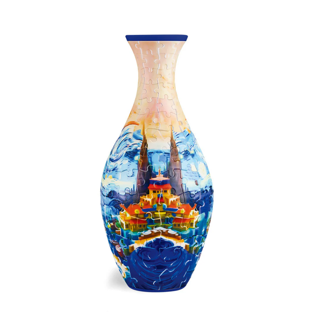 BloomCraft – Elegant 3D Puzzle Vase
