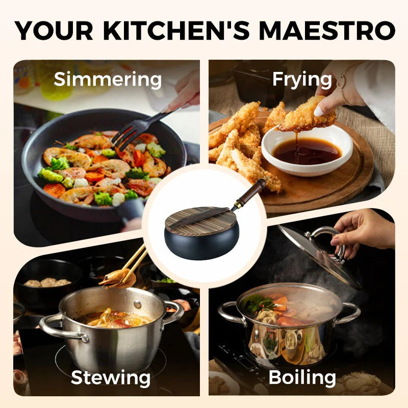 IronChef – Professional Grade Uncoated Iron Pot