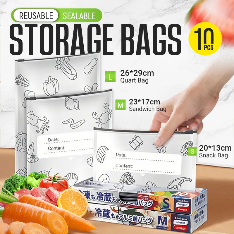 FreshLock – Reusable Foil Storage Bags