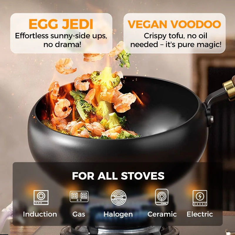 IronChef – Professional Grade Uncoated Iron Pot