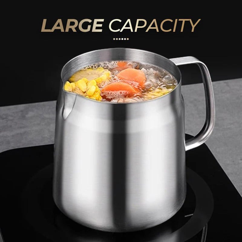 OilGuard – Large Capacity Stainless Steel Container