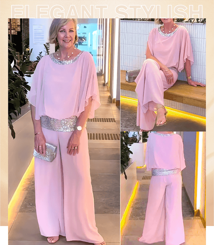 LuminaSet - Sequined Casual Chic Set