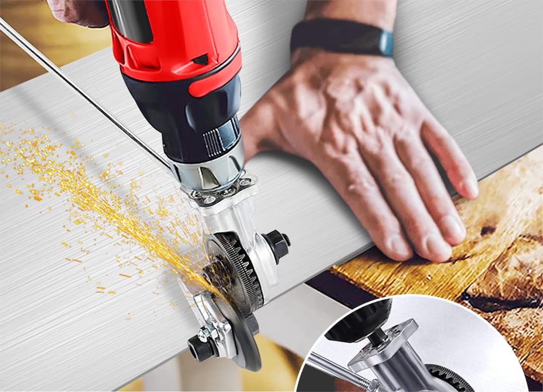 SteelSlice – Electric Drill Plate Cutter