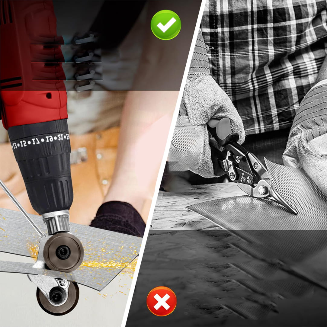 SteelSlice – Electric Drill Plate Cutter