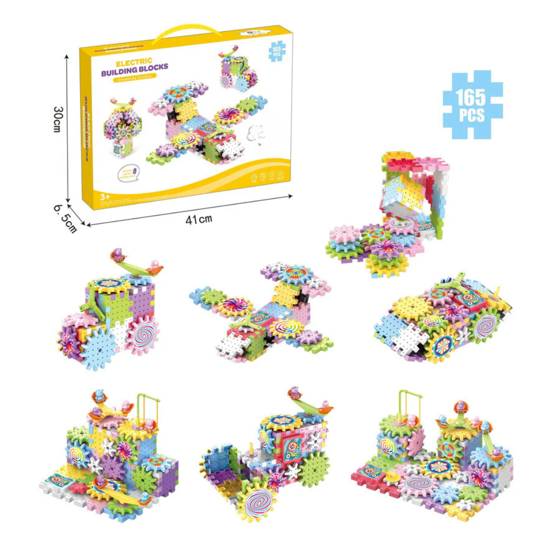SpinNBuild – Montessori Rotating Blocks Toy