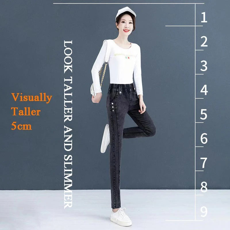 WarmFlex – Plush Skinny Jeans for Women