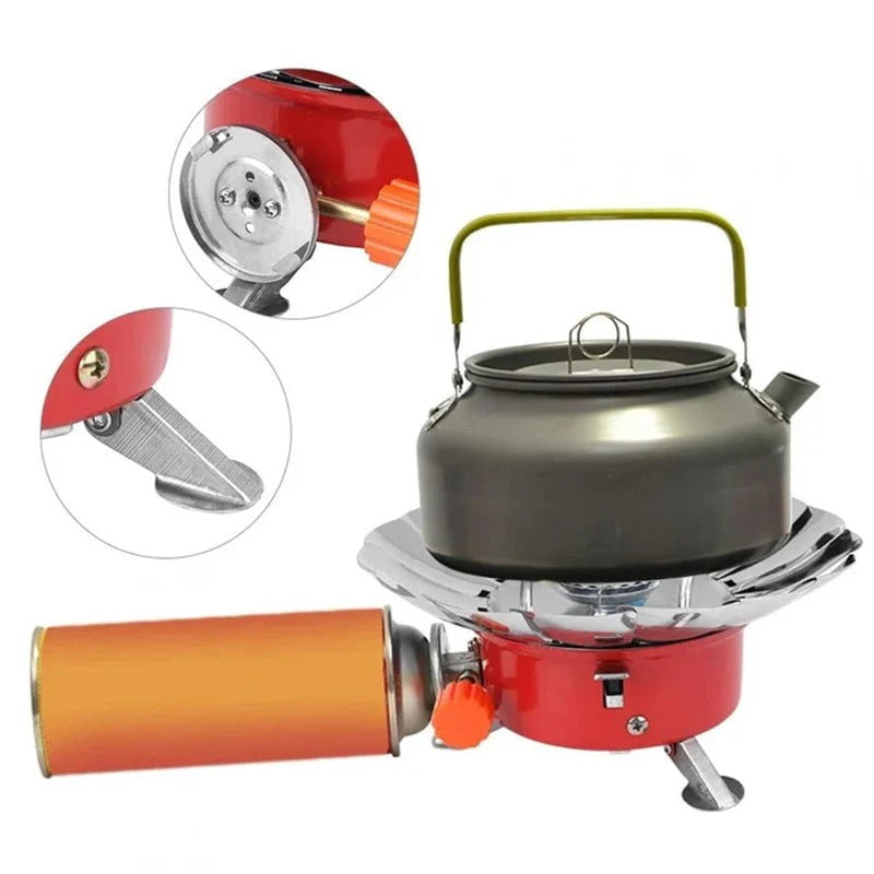 LotusFold – Portable Small Square Stove for Outdoor Cooking