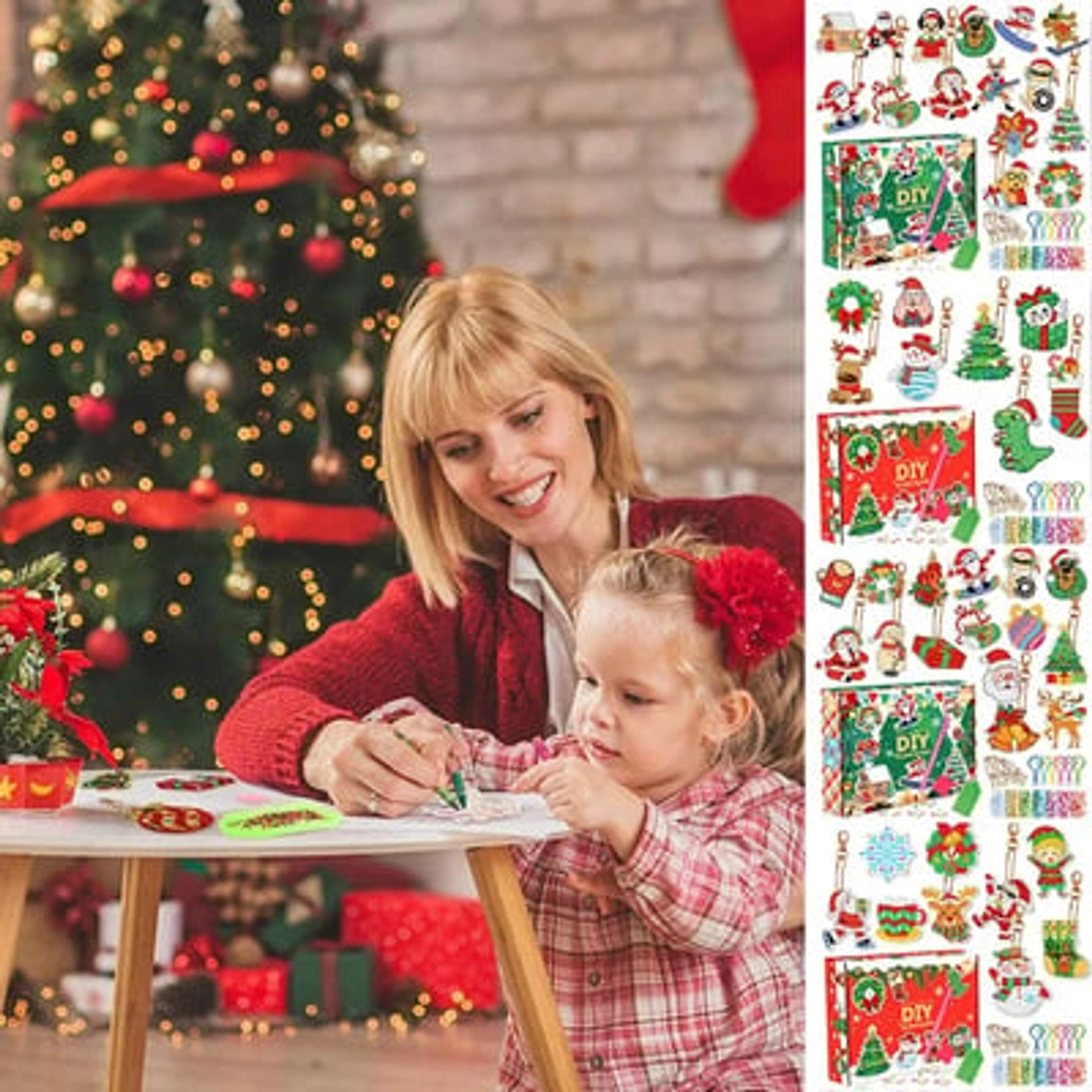 SparkleFest – Christmas Diamond Art Sticker Kit