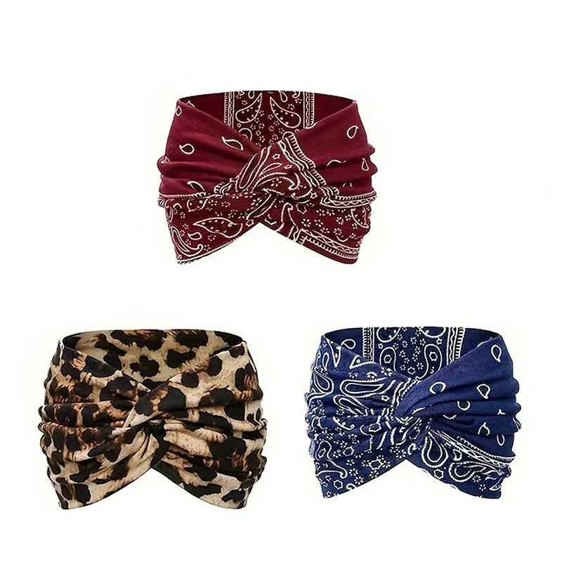BohoBloom – Wide Twist Turban Headband for Women