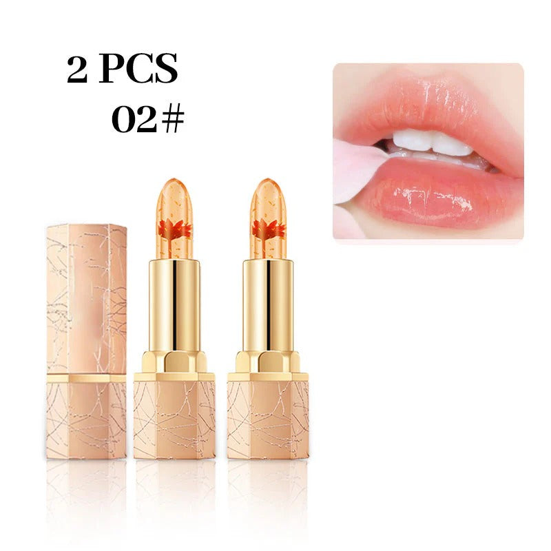 BloomGlow – Crystal Flower Color-Change Jelly Lipstick