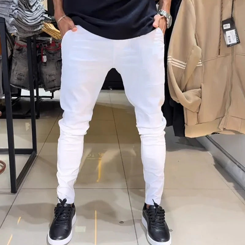 UrbanTailor – Men’s Slim-Fit Casual Solid Pants